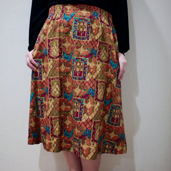 Vintage Dresses & Skirts - Vintage southwest print skirt